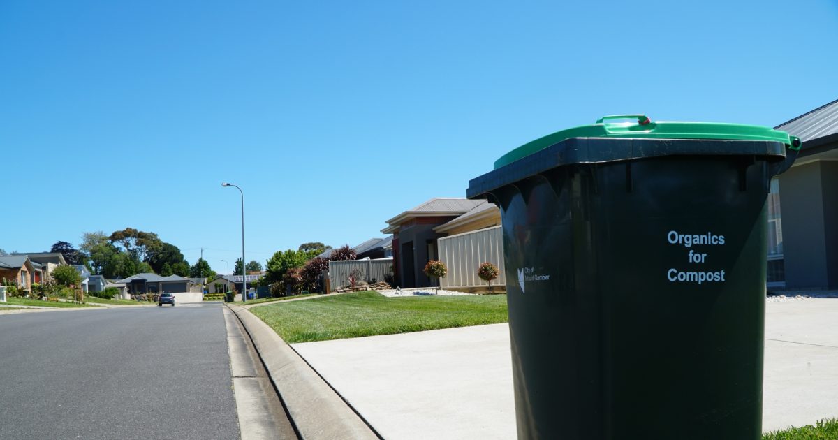 Council bins green waste fee City of Mount Gambier