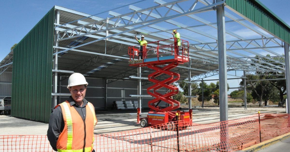 ReUse Market under construction City of Mount Gambier