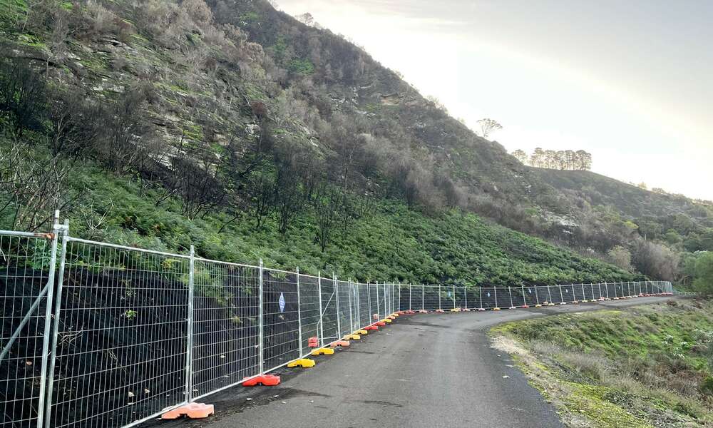Haig Drive and Brownes Lake/Kroweratwari have reopened this week with temporary fencing and signage installed to mitigate the risk of potential landslides.