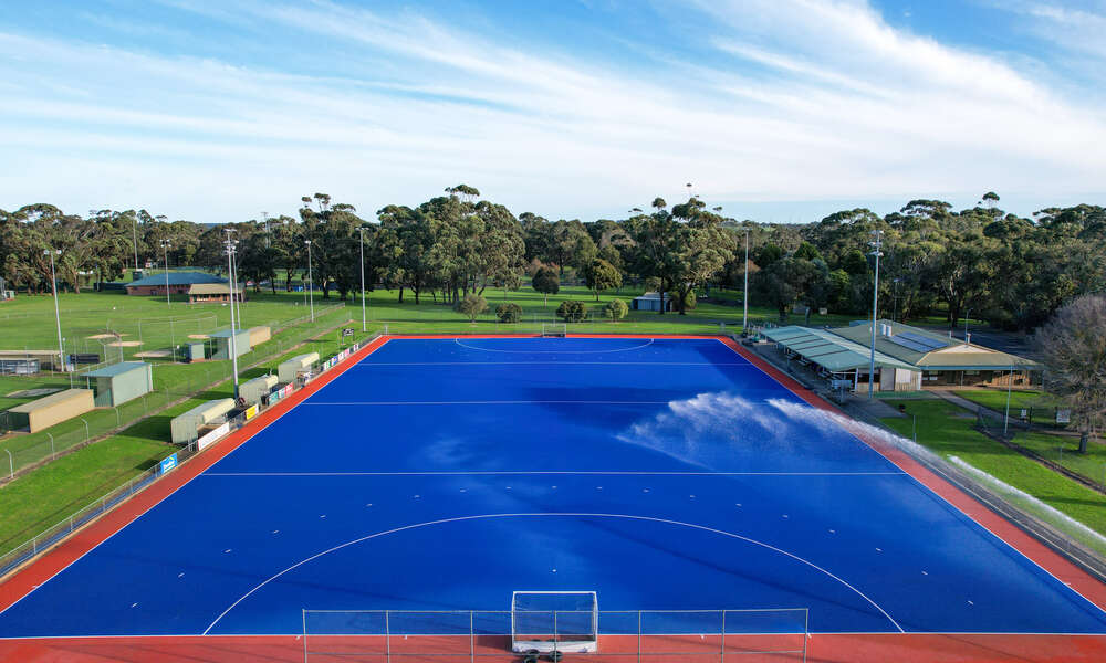 The 2022/2023 Sport and Recreation Capital ﻿Works Program assisted with bird damage protection for the Lower South East Hockey Association.