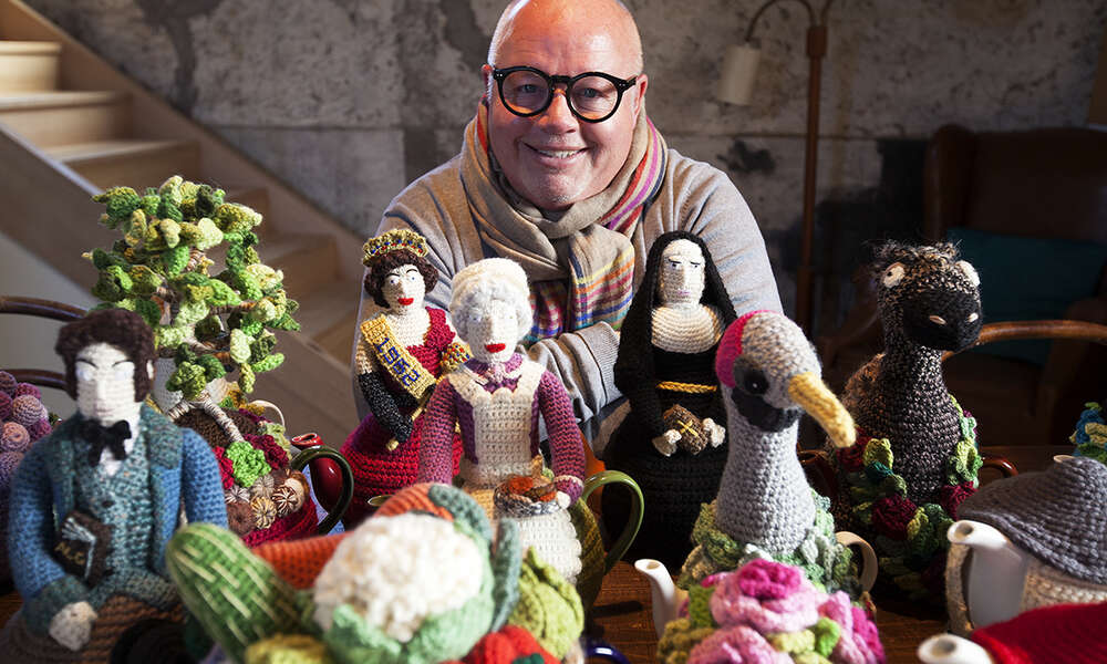 Trevor Smith is a self-described obsessive maker who has crocheted his way through hundreds of kilometres of yarn.