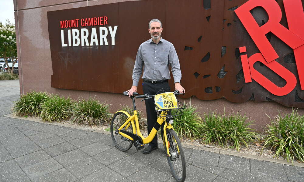 City of Mount Gambier Environmental Sustainability Officer Aaron Izzard.