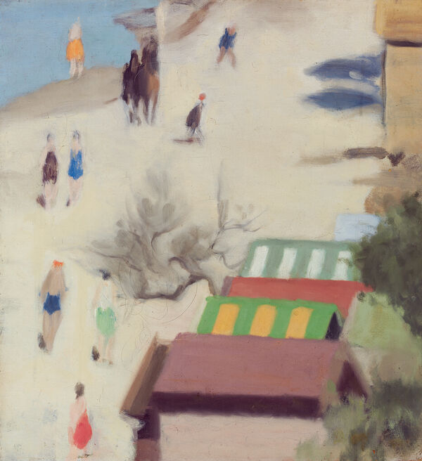 Clarice Beckett, Sandringham Beach, c 1933, National Gallery of Australia, Kamberri/Canberra, purchased 1971.