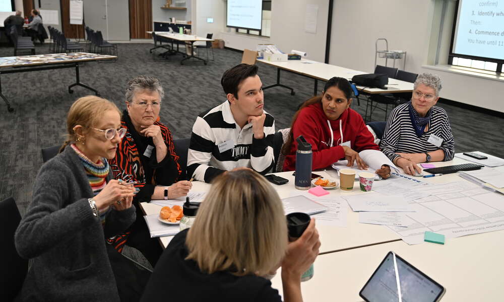 The cultural identity group discuss what Mount Gambier looks like at its best.