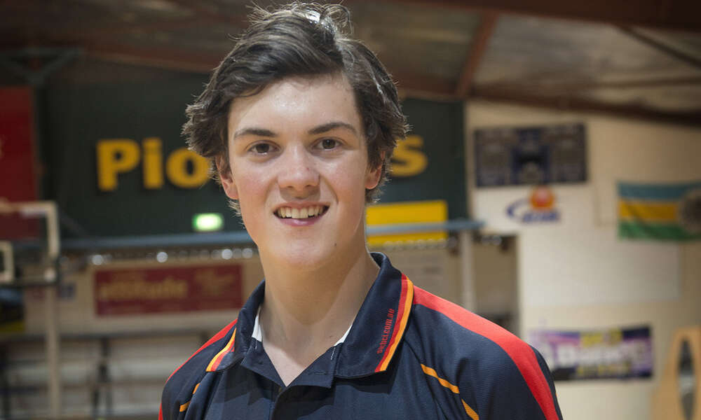 Basketball Mount Gambier's Mitchell Hunter, Commercial Club of Mount Gambier Exceptional Junior Awardee 2017.