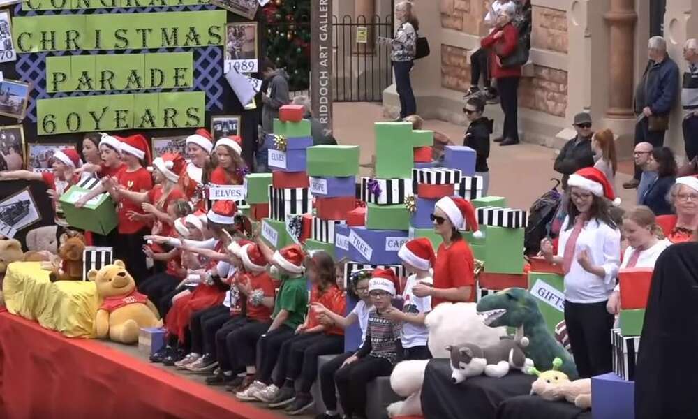 Compton Primary School's 'Compton's Christmas Message' won the most outstanding entry award at the 2019 NF McDonnell and Sons Mount Gambier Christmas Parade.