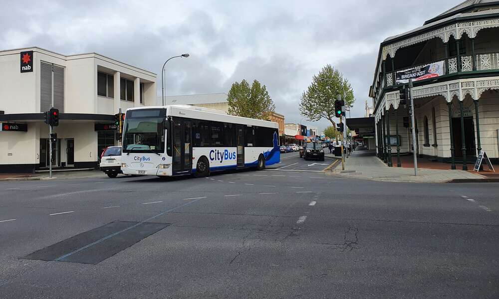 The Mount Gambier City Bus.