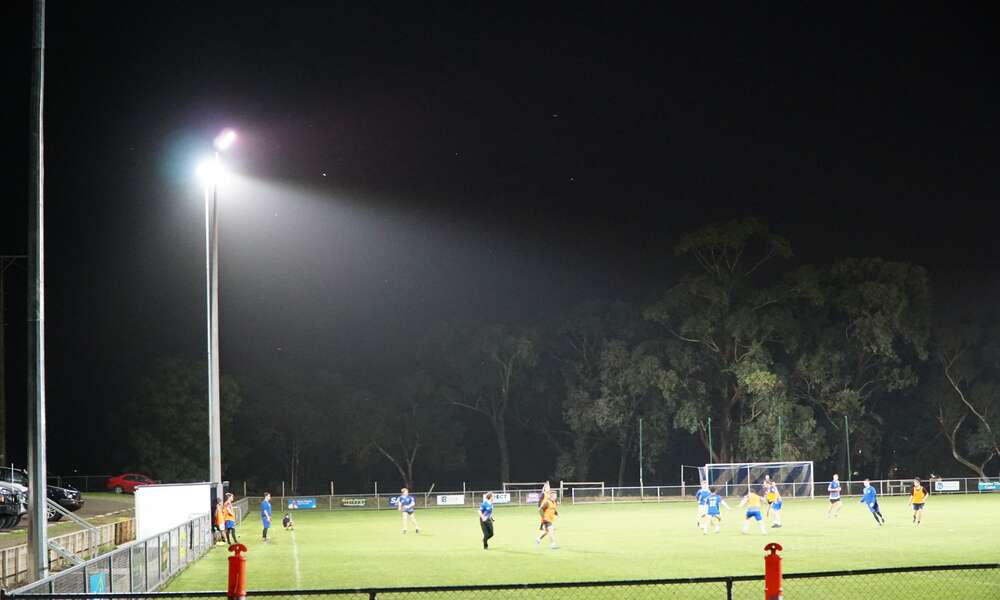 Apollo Football Club received $35,000 towards lighting upgrades under the 2020/2021 Sport and Recreation Capital Works Program.